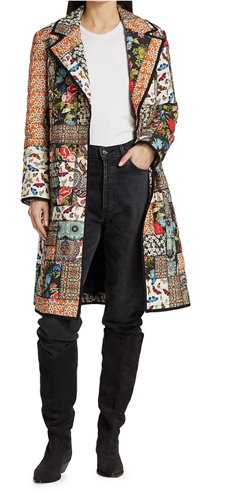 Moya Quilted Patchwork Coat